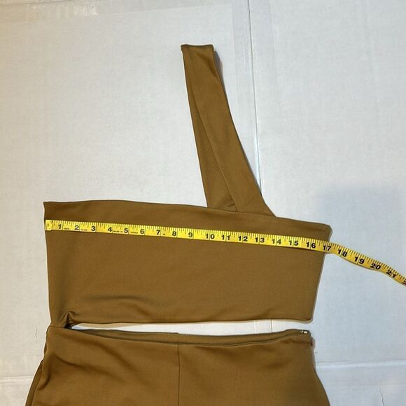 House of Harlow X revolve toffee Fabien women’s wide leg jumpsuit size L - Picture 15 of 15